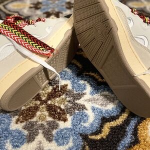 Lanvin Multicolor Sneakers with Beige and White Accents